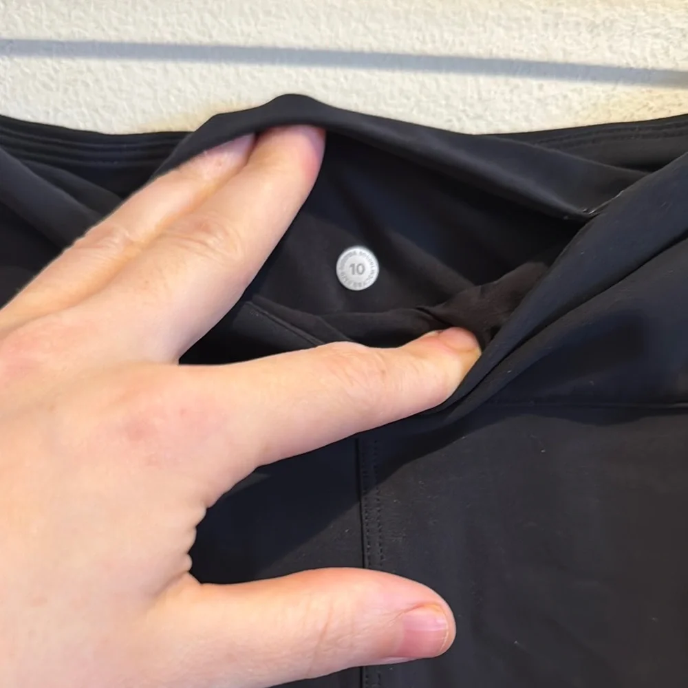Lululemon Athletica Black Leggings Slacks Dress Size‎ 10